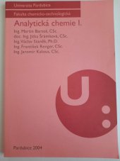 kniha Analytická chemie I., Univerzita Pardubice 2004