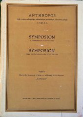 kniha Symposion o problémech pleistocénu, [pořádané] ve dnech 31.1. až 2.2.1961 Moravským muzeem v Brně a ČSAV, pob. v Brně [Sborník], Krajské nakladatelství 1961