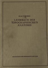 kniha Lehrbuch der topographischen Anatomie, Verlag von J. F. Bergmann 1931