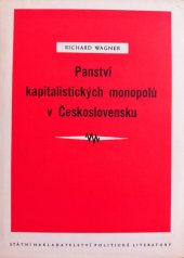 kniha Panství kapitalistických monopolů v Československu, SNPL 1958