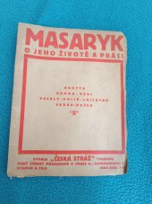 kniha Masaryk o jeho životě a práci, Česká Stráž 1918