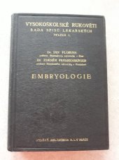 kniha Embryologie, Melantrich 1936