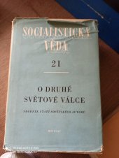 kniha O druhé světové válce Sborník statí sovět. autorů, Rovnost 1951