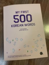 kniha My First 500 Korean Words Book 1, Longtail Books 2017