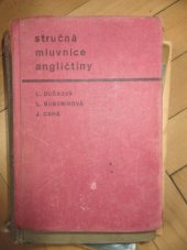 kniha Stručná mluvnice angličtiny, Academia 1979