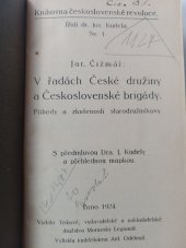 kniha V řadách České družiny a Československé brigády příhody a zkušenosti starodružiníkovy, Moravský legionář 1924