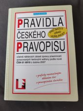 kniha Pravidla českého pravopisu  Pro školu a veřejnost , FIN Publishing 2009