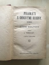 kniha Pramáti s ohnivými rubíny Rom. společ., Alois Hynek 1915