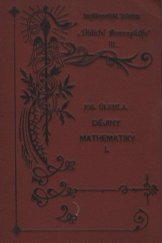 kniha Dějiny mathematiky. Díl 1, Dědictví Komenského 1901