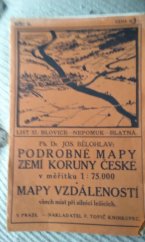 kniha Podrobné mapy zemí koruny České v měřítku 1:75.000 a mapy vzdáleností všech míst při silnici ležících. Seš. 42. List 32, - Blovice - Nepomuk - Blatná, F. Topič 