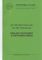 kniha Základy státovědy a ústavního práva, Sting 2010