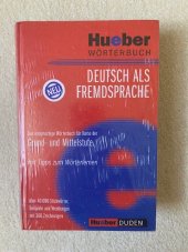 kniha Deutsch als Fremdsprache Das einsprachige Wörterbuch, Hueber 2014