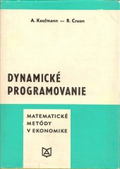 kniha Dynamické programovanie Matematické metódy v ekonomike , Alfa 1969
