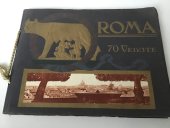 kniha Ricordo di Roma 70 Vedute, A Scrocchi Milano - Roma 1935