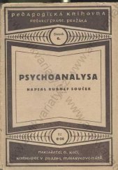 kniha Psychoanalysa, B. Kočí 1926