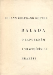 kniha Balada o zapuzeném a vracejícím se hraběti, Střední uměleckoprůmyslová škola 1932