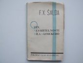 kniha O tzv. nesmrtelnosti díla básnického studie skoro moralistická, O. Girgal 1928