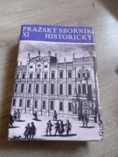 kniha Pražský sborník historický XI , Panorama 1978