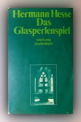 kniha Das Glasperlenspiel [Německá verze knihy "Hra se skleněnými perlami"], Suhrkamp 1978