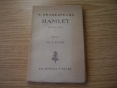 kniha Hamlet, králevic dánský Tragedie o pěti jednáních, Fr. Růžička 1946