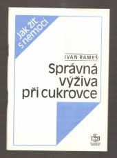 kniha Správná výživa při cukrovce, Scientia medica 1992