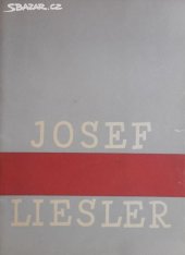 kniha Josef Liesler Náčrtky a kresby Josefa Lieslera Katalog k výstavě Galerie Jos. R. Vilímka z 4.12.1945 do 1.1.1946, Galerie Jos. R. Vilímka 1945