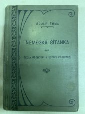 kniha Německá čítanka pro školy obchodní a ústavy příbuzné, Stieglmaier 1907