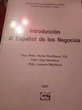 kniha Introductión al Español de los negocios, Oeconomica 2005