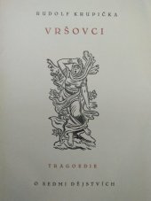 kniha Vršovci Tragedie o sedmi děj., Moderní revue 1919