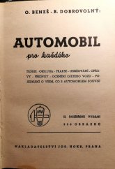 kniha Automobil pro každého ..., Josef Hokr 1942