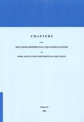 kniha Chapters about solutions differential equations systems and some applications differential equations, Tribun EU 2009