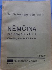 kniha Němčina pro dospělé. Díl II, Státní nakladatelství 1935