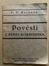 kniha Pověsti z Nemeckobrodska, Jednota Pošumavská 1931