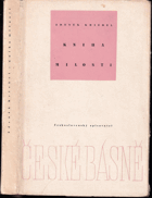 kniha Kniha milosti Verše 1950-1955, Československý spisovatel 1956