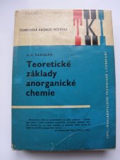 kniha Teoretické základy anorganické chemie, SNTL 1971