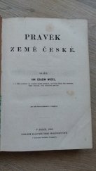 kniha Pravěk země české, Král. česká spol. nauk 1868
