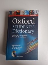 kniha Oxford Student´s Dictionary + CD-ROM (3rd), Oxford 2012