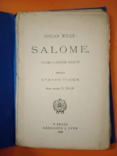 kniha Salome, Karel Stan. Sokol 1905