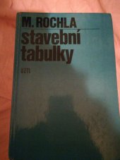 kniha Stavební tabulky, SNTL 1982