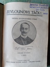 kniha Zevlounovy táčoy, Ladislav Tůma 1919