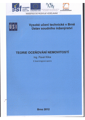 kniha Teorie oceňování nemovitostí, Vysoké učení technické v Brně, Ústav soudního inženýrství 2011