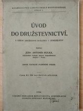 kniha Úvod do družstevnictví k šíření družstevní myšlenky v zemědělství, Ministerstvo zemědělství ČSR 1926