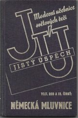 kniha Německá mluvnice hovorem i obrazem pro školy, samouky, učebné kursy, universitní a odborné učitelské zkoušky, Emil Kosnar 1941