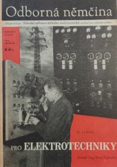 kniha Odborná němčina pro elektrotechniky, Orbis 1942