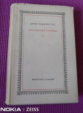 kniha Historické povídky. 1. [sv.], - (1830-1835), SNKLHU  1955