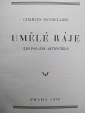 kniha Umělé ráje , LOGOS 1936