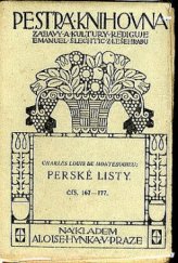 kniha Perské listy, Alois Hynek 1920