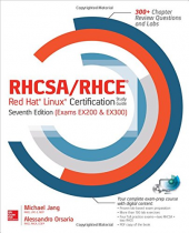 kniha RHCSA / RHCE Red Hat Linux Certification, McGraw-Hill 2016