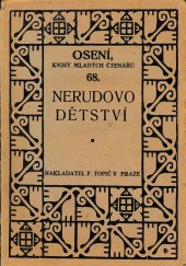 kniha Nerudovo dětství, F. Topič 1922