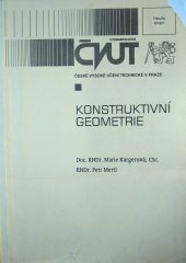 kniha Konstruktivní geometrie, ČVUT, Strojní fakulta 2000